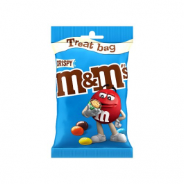 M&M'S Crispy Pouch Plastic X1 107G Bite Size Chocolate : Everything Else 