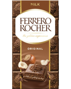 Ferrero Rocher Tablet Milk Chocolate 90g