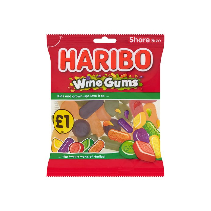 Haribo Wine Gums 160g (1 X 160g)