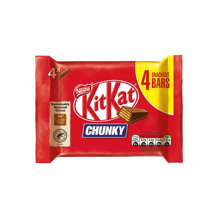 Nestlé Kitkat Chunky Original Chocolate Bar 50g is not halal